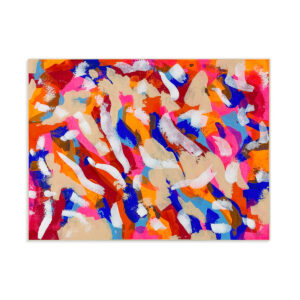 image principale de la peinture abstraite nommée la brise sur le site justine painchaud artiste peintre